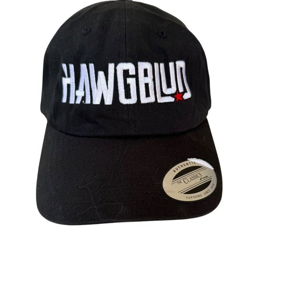 Hawgblud Collectors Classic Cotton Graphic Baseball Cap Hat Black OS | NWT